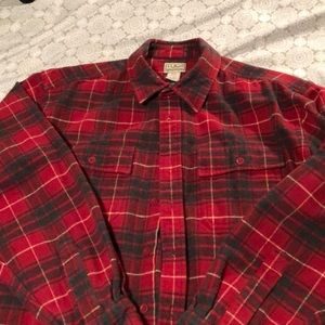 Men’s long sleeve flannel shirt